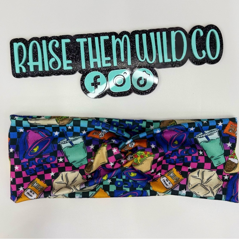Taco Bell handmade os headband